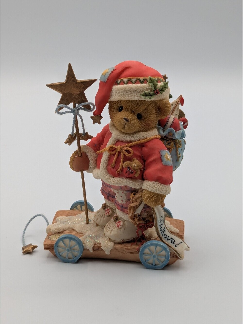Cherished Teddies Ricky (104144) 2002 Wishes Will Come True If You Just Believe